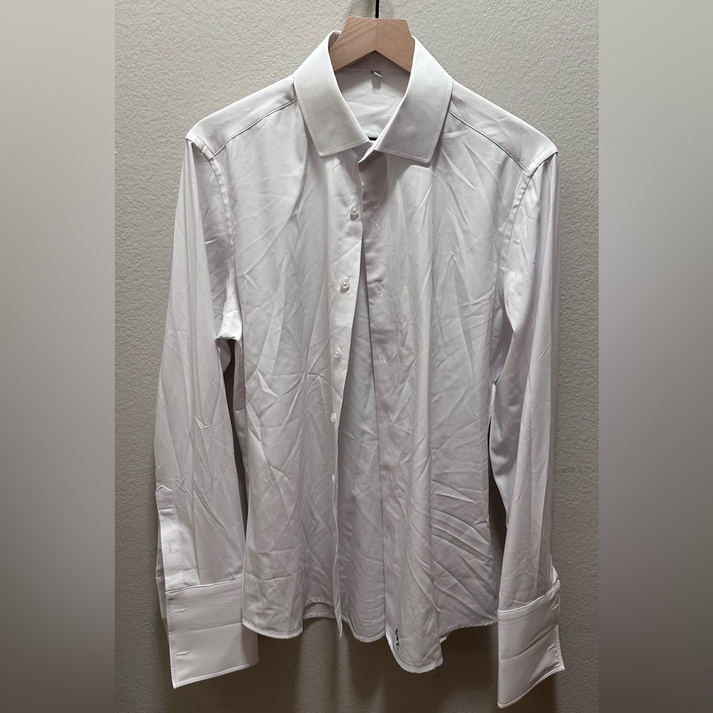 State and Liberty White Men's Polo Shirt